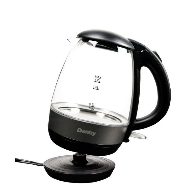 Danby Dbkt12013bd11 1 2l Glass Kettle In Black