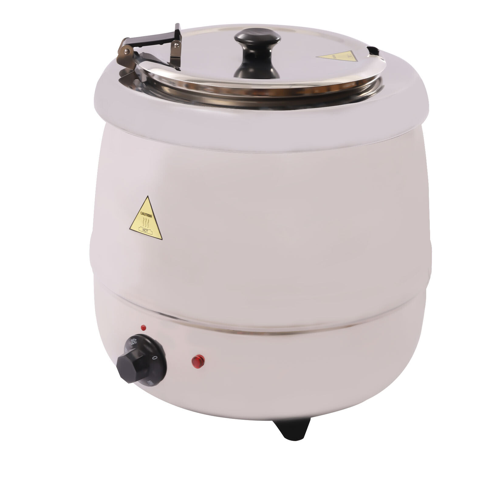 DENEST 10L Commercial Stainless Steel Electric Soup Warmer Soup Kettle Stainless Steel 400W