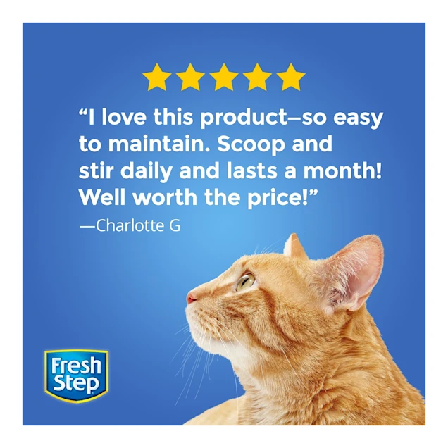 Fresh Step Crystals Premium Scented Cat Litter， 8 lbs.