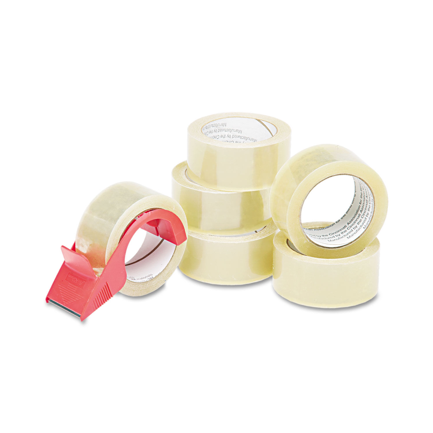 SKILCRAFT Commercial Package Sealing Tape with Handheld Dispenser by AbilityOneandreg; NSN5796873