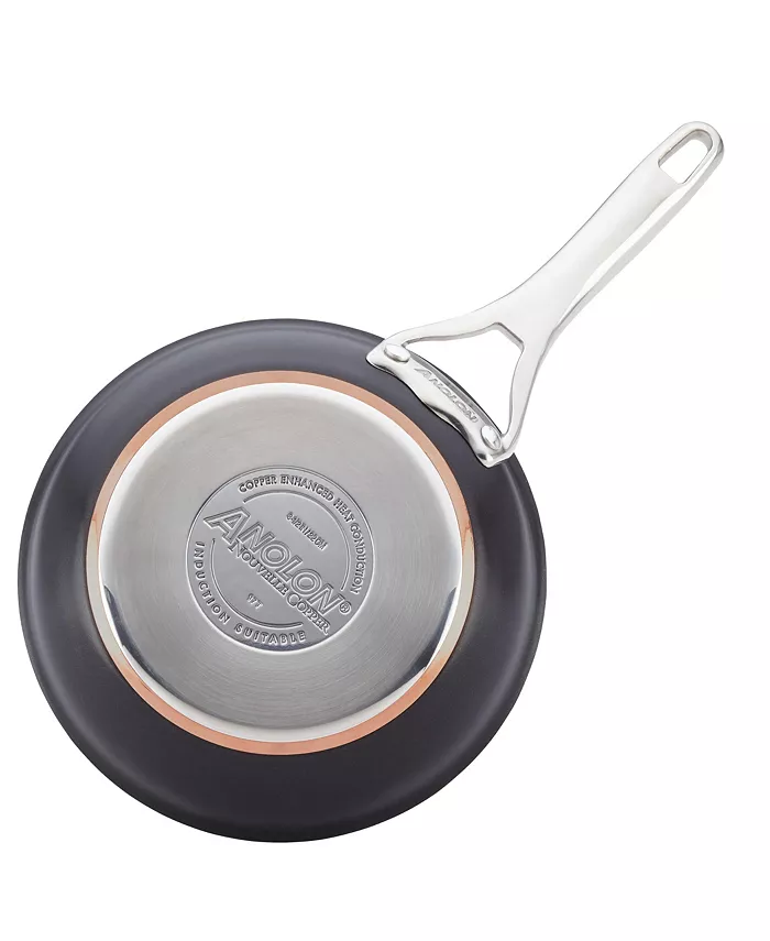 Anolon Nouvelle Copper Luxe Onyx Hard-Anodized Nonstick Twin Pack Skillet