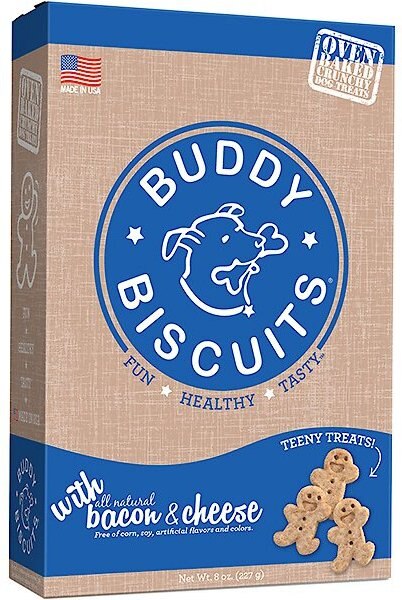 Buddy Biscuits Oven Baked Teeny Treats with Bacon and Cheese