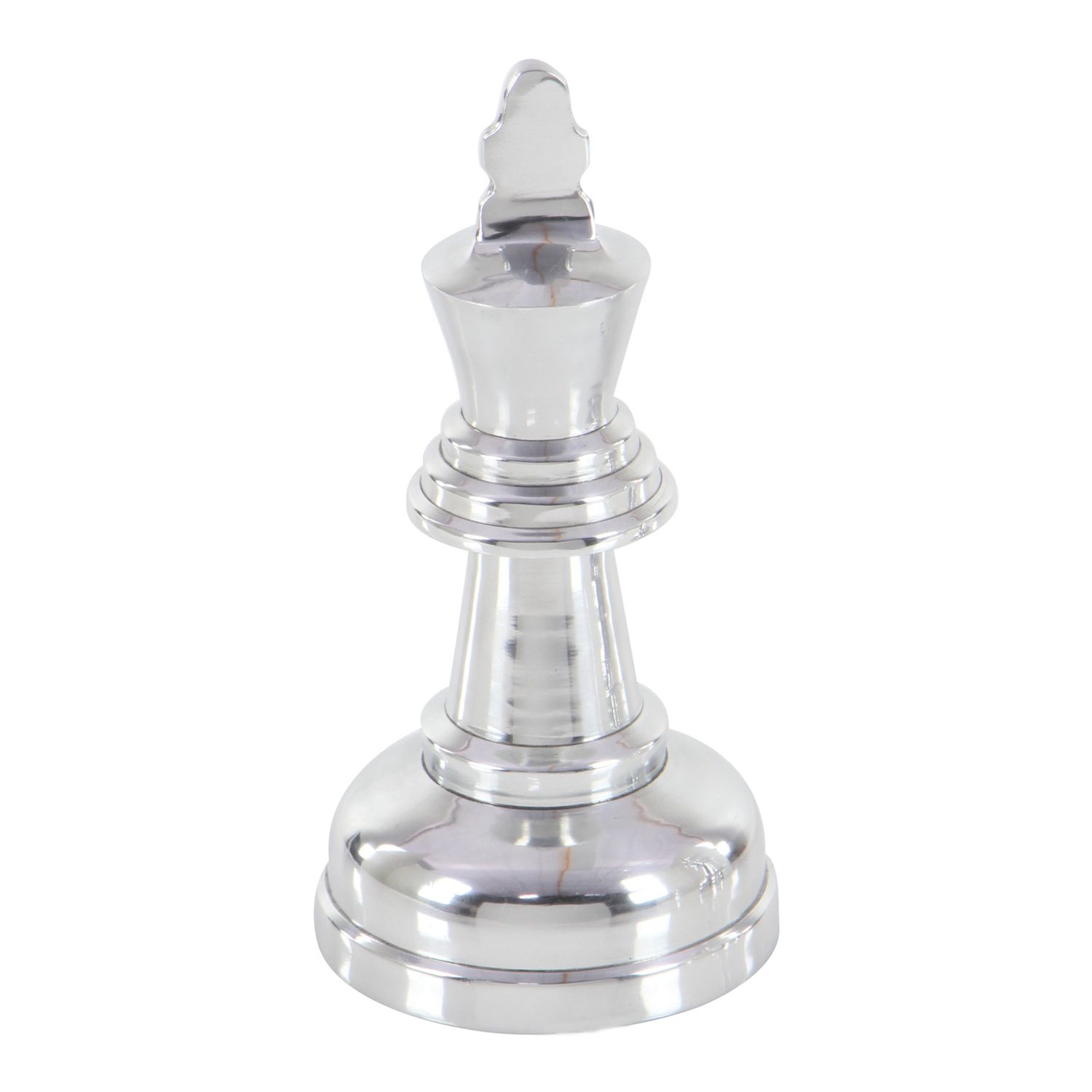 CosmoLiving by Cosmopolitan Metallic Decorative Chess Piece Table Decor 3-piece Set