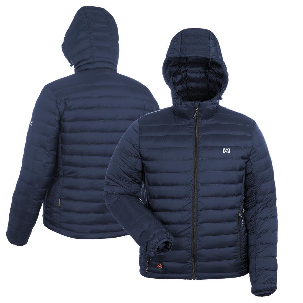 Summit Heated Jacket 12 Volt Mens Navy XL ;