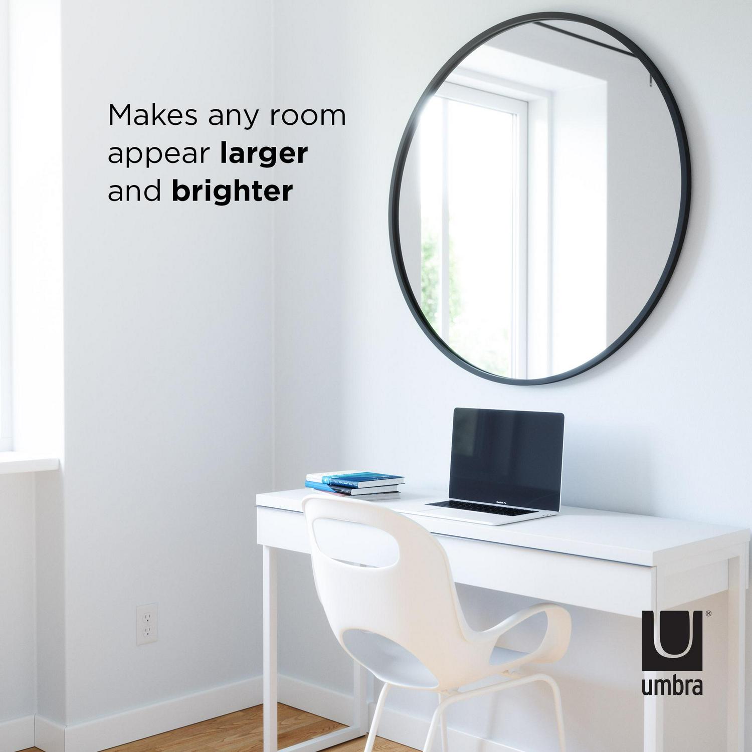 Umbra Hub Decorative Round Wall Mirror