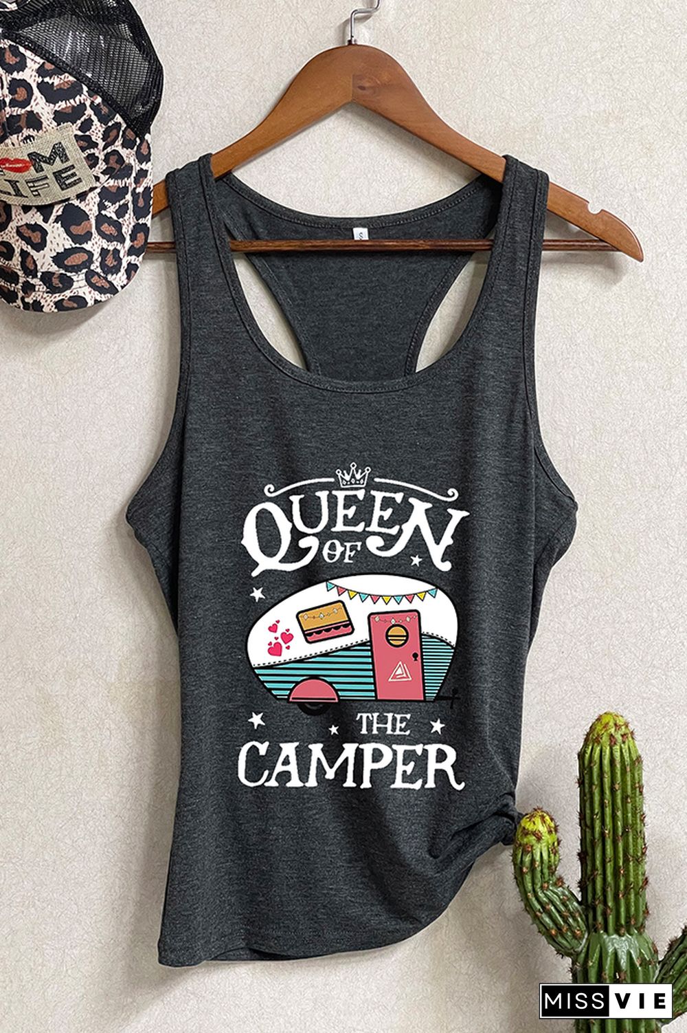 Queen of the Camper Sleeveless Tank Top Wholesale