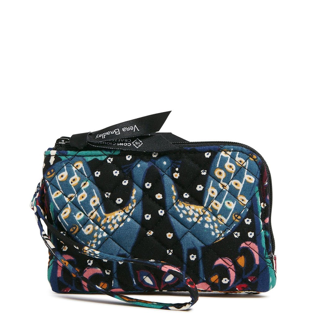 Vera Bradley  RFID Deluxe Zip ID Case in Enchantment