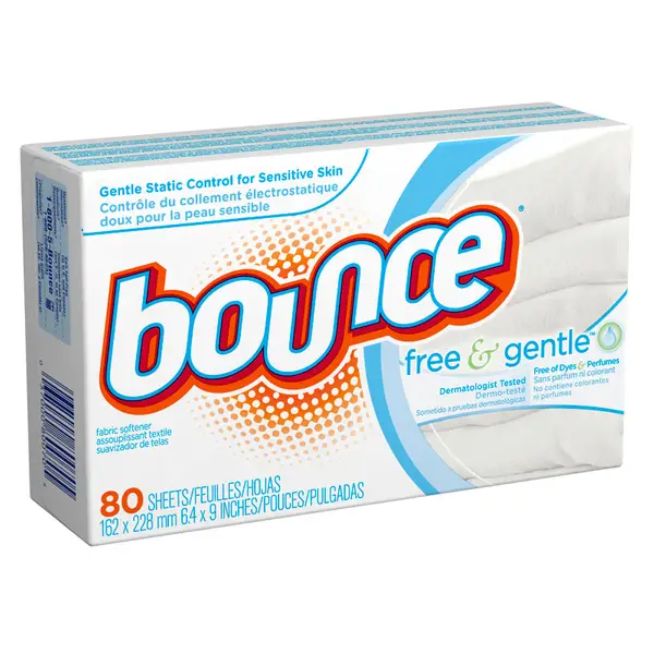 Bounce Free and Sensitive Dryer Sheets