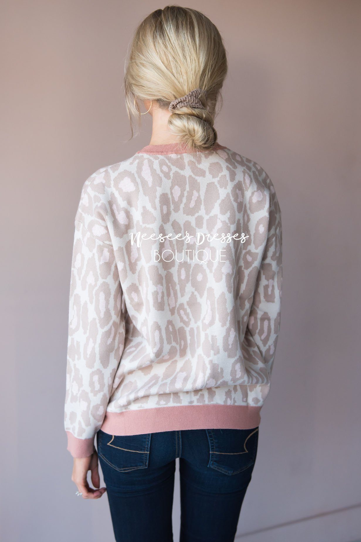 Stand By Me animal print sweater