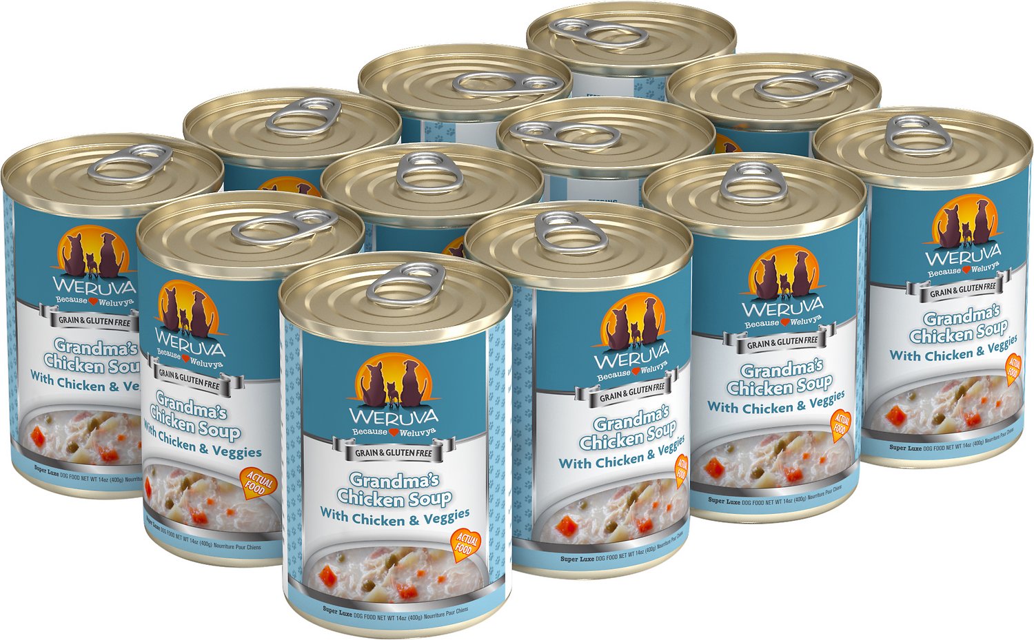 Weruva Grandma Chicken Soup With Chicken and Veggies Grain Free Wet Do