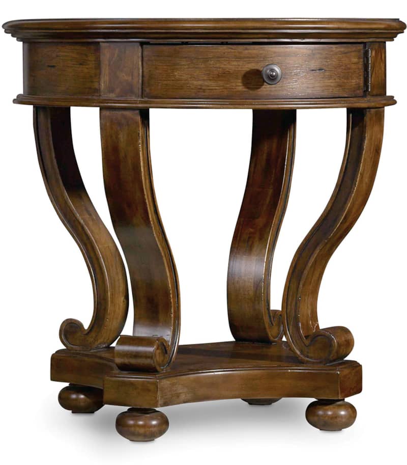 Hooker Furniture Archivist Round Accent End Table