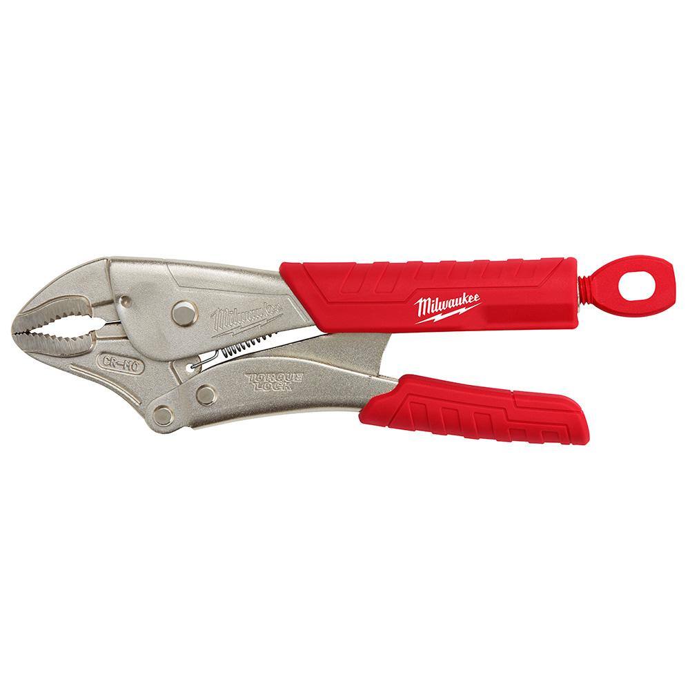 MW 10 in. Torque Lock Curved Jaw Locking Pliers with Durable Grip 48-22-3410