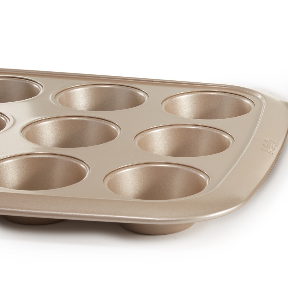 BergHOFF Balance Non stick Carbon Steel 12 cup Cupcake Pan 2.5\