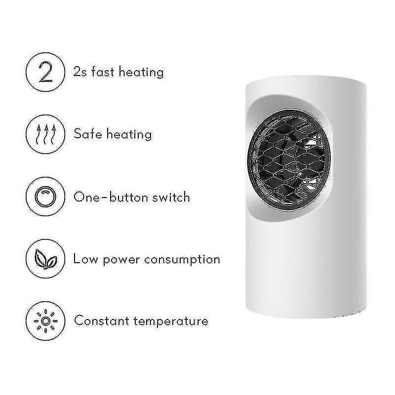 Portable Electric Heater Mini Fan Heater Intelligent Control Desktop Heating Stove Radiator