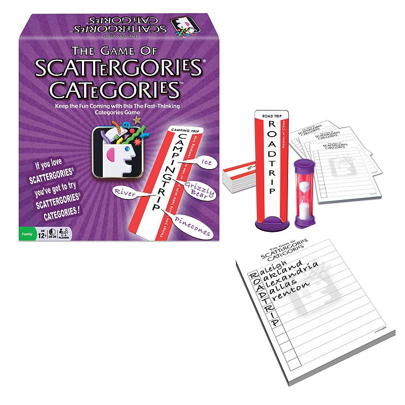 The Game of Scattergories Categories by Winning Moves