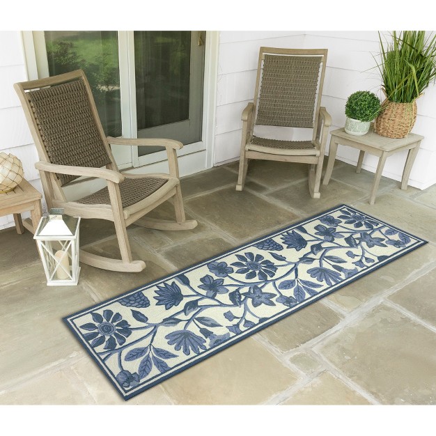 Liora Manne Capri Floral Indoor outdoor Rug