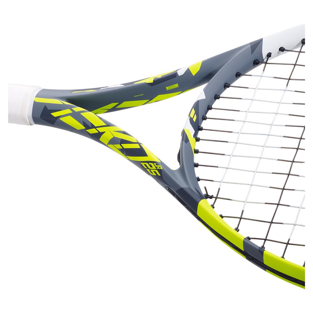 Aero Junior 25 Prestrung Tennis Racquet Grey and Yellow