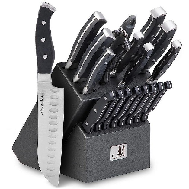  Series 19 piece High Carbon Stainless Steel Knife Set In Gray Block