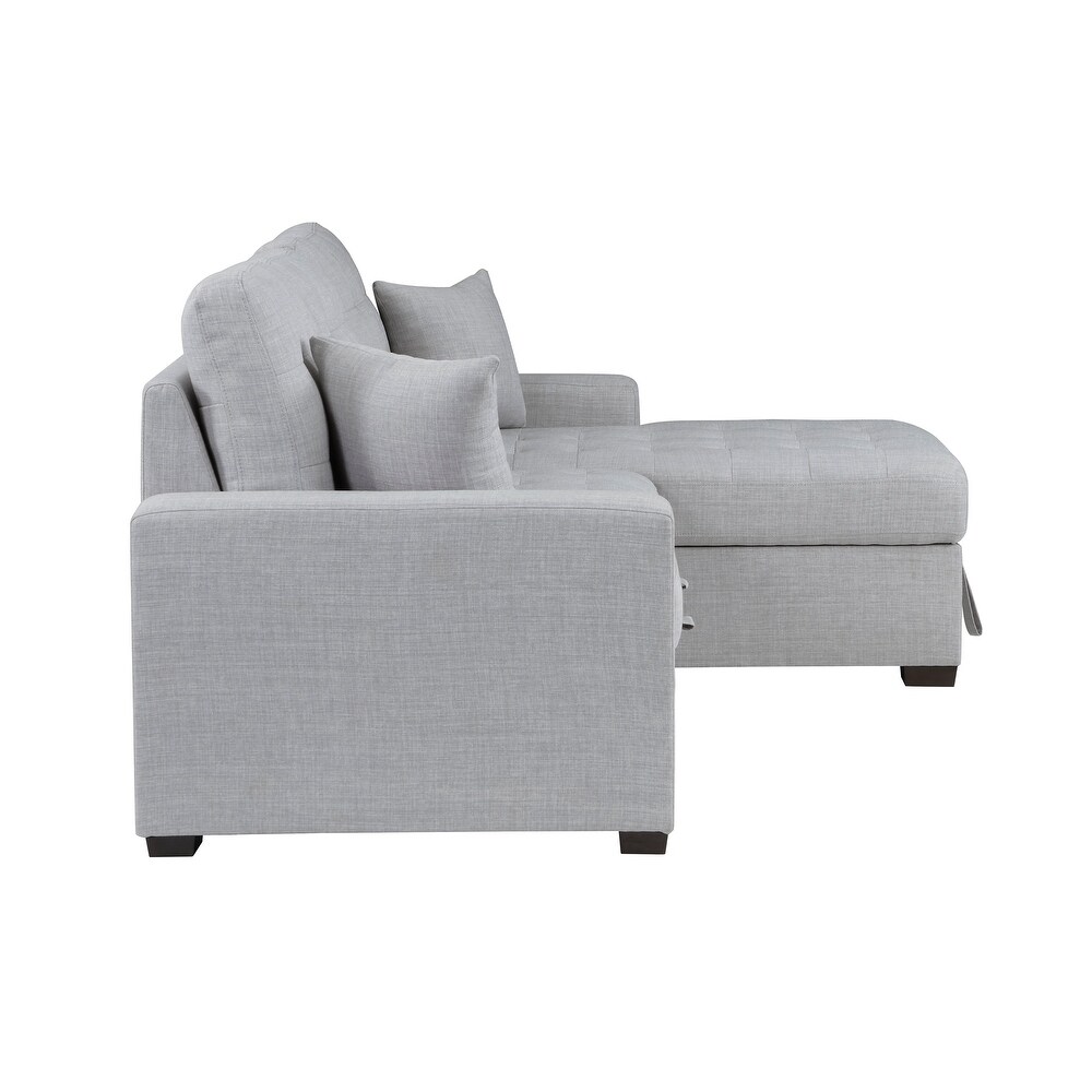 Miles 2 Piece Sectional Sofa Sleeper with Right Chaise