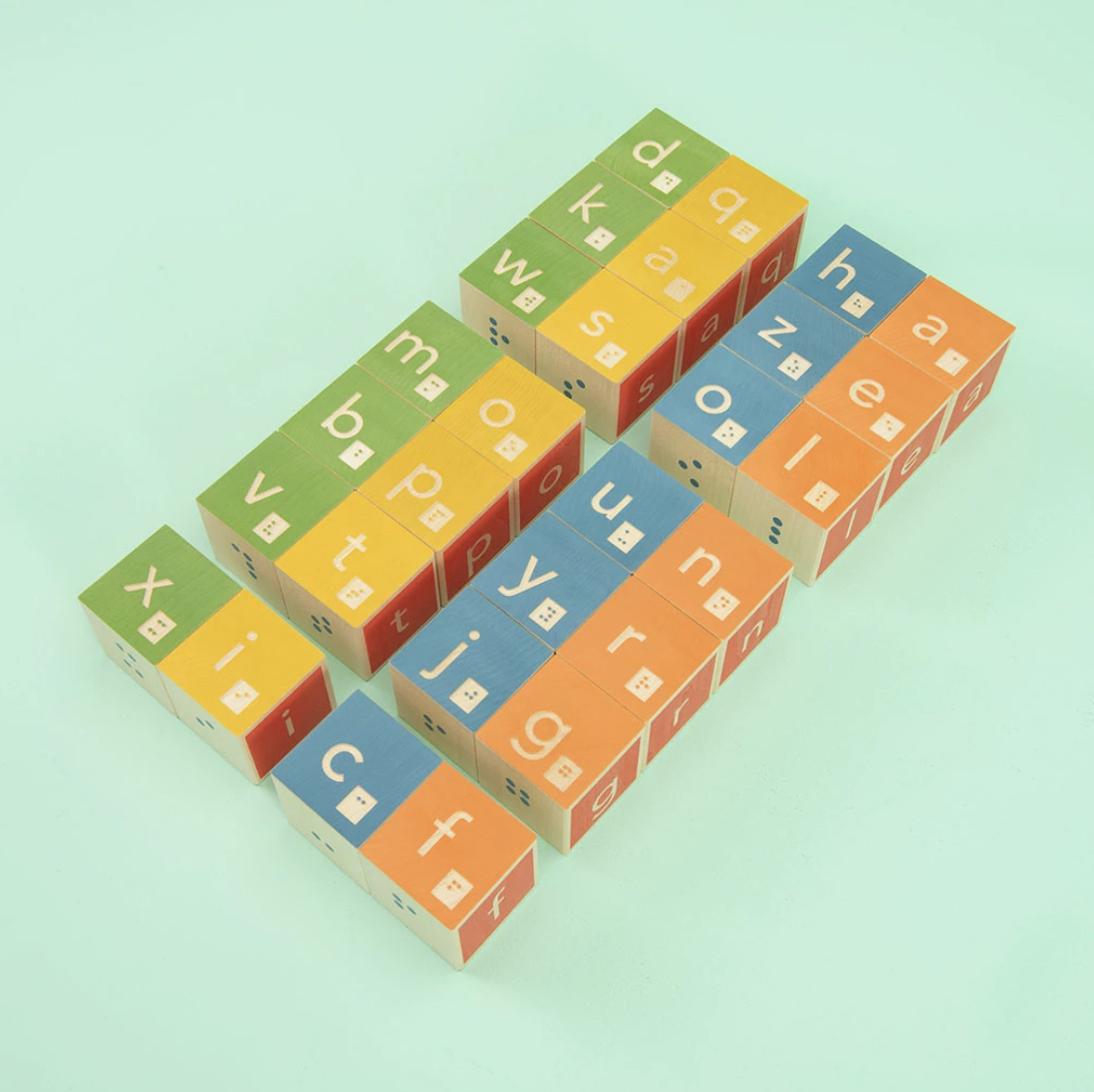 Braille Wooden Blocks by Uncle Goose