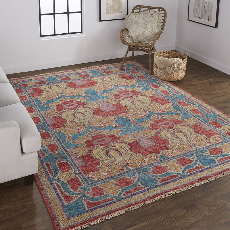 Weave and Wander Bennet Luxe Wool Arts and Crafts Rug