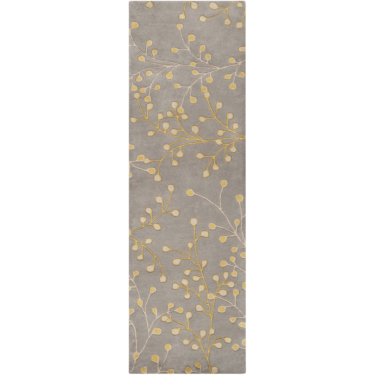 Athena Rug in Taupe & Mustard