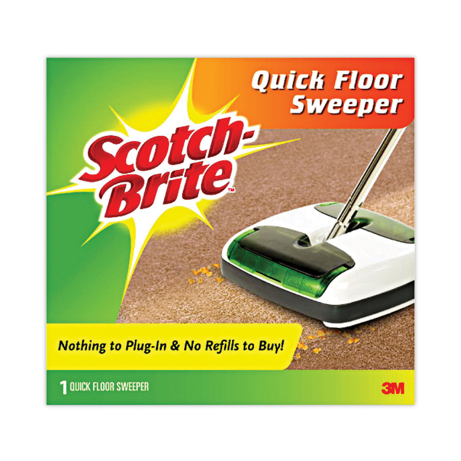 Quick Floor Sweeper by Scotch-Briteandreg; MMMM007CCW