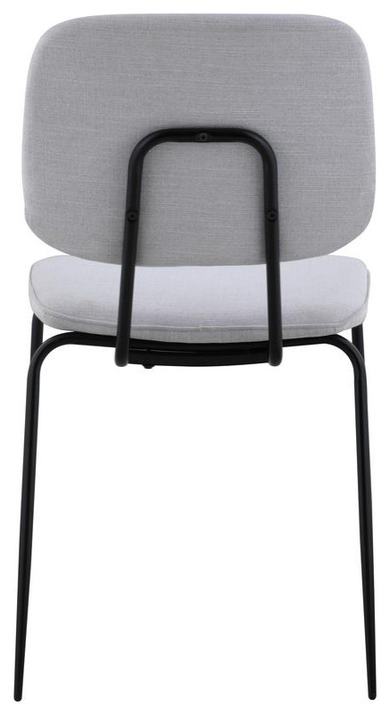 Contemporary Diamond Stitch Back Side Chair   Midcentury   Dining Chairs   by BisonOffice  Houzz