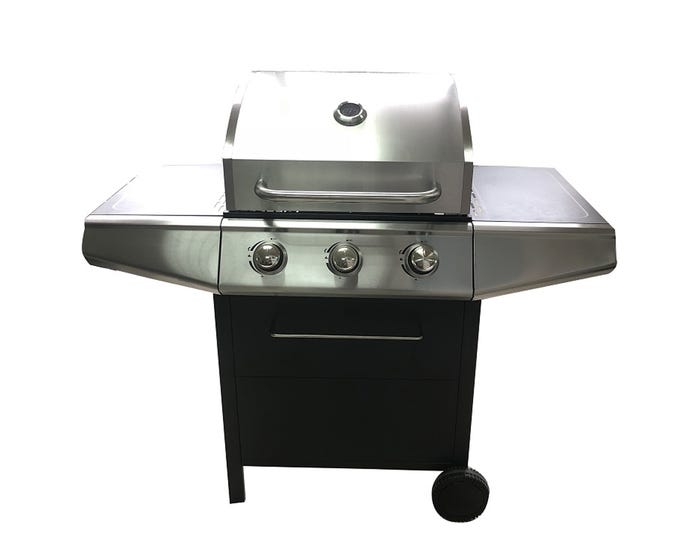 217 Grilling Co. 3 Burner Gas Grill - GR2296501-GY