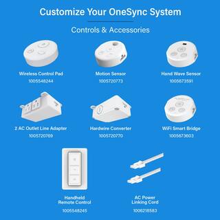 Feit Electric Onesync Under Cabinet White Wi-Fi Smart Bridge App Control Master Switch UCLWIFI