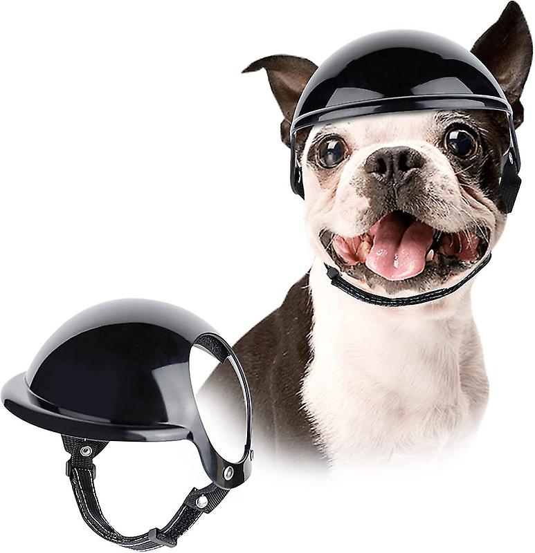 Dog Helmet For Medium Dog， Dog Motorcycle Helmet With Ear Holes And Adjustable Strap Safety Helmets For Dogs For Outdoor Driving Riding