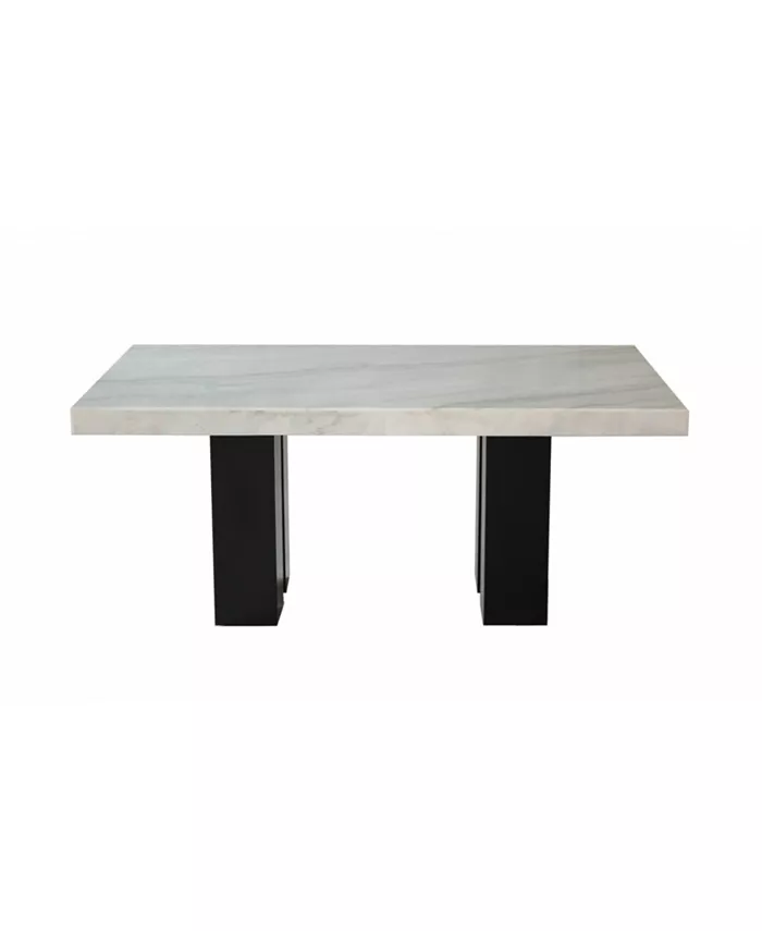 Furniture Camila 70 Rectangle Marble Dining Table