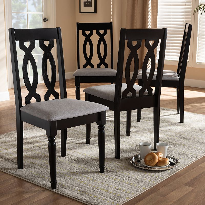 Baxton Studio Cherese Dining Chair 4-Piece Set