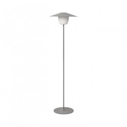 Lampadaire extérieur rachargeable BLOMUS Anilamp gris - Lampe de jardin