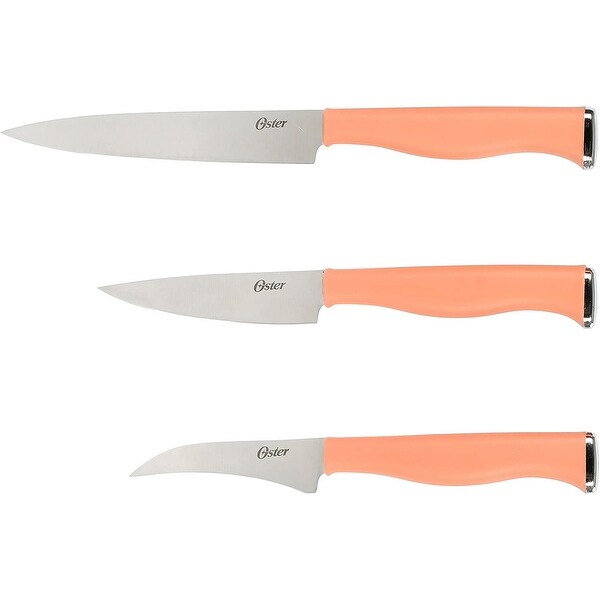 15 Piece Stainless Steel Blade Cutlery Set in Coral