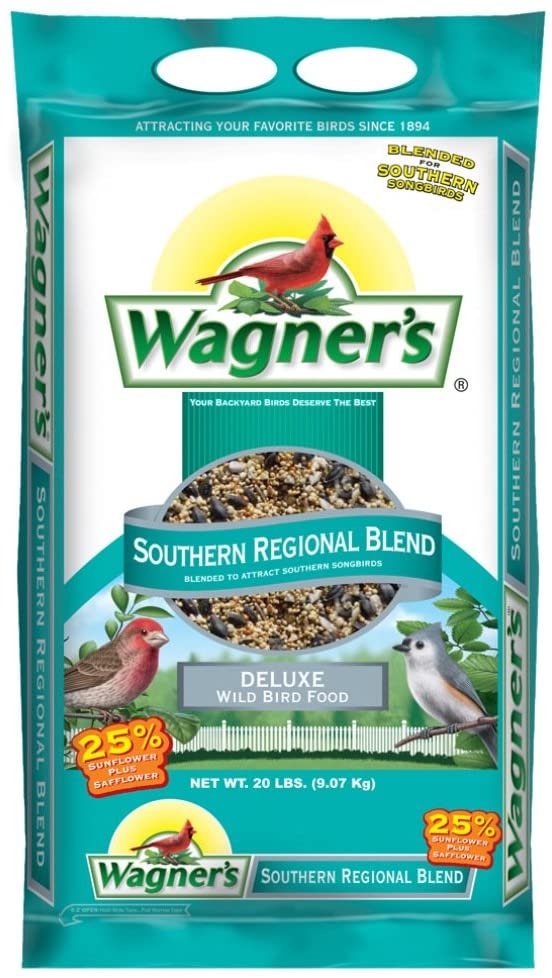 Wagner's 62012 Southern Regional Blend Wild Bird Food， 20-Pound Bag