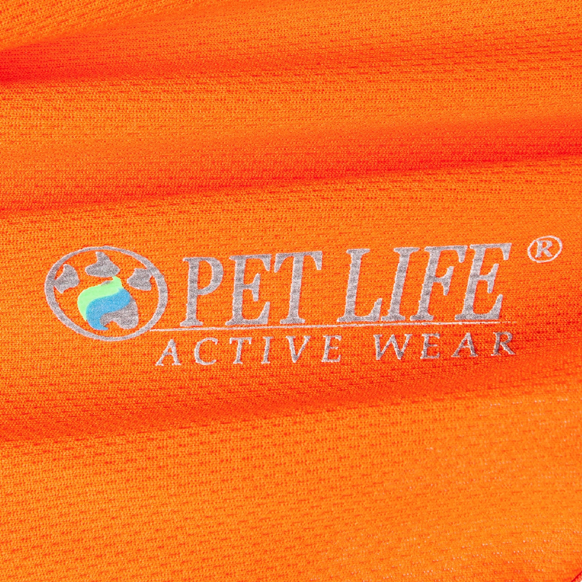 Pet Life Active Aero-Pawlse Heathered Orange Quick-Dry Dog Tank Top T-Shirt， X-Small