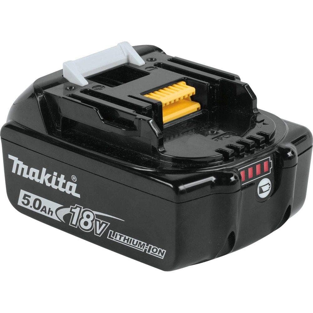 Makita 18V LXT Lithium-Ion High Capacity Battery Pack 5.0 Ah with LED Charge Level Indicator (2-Pack) BL1850B-2