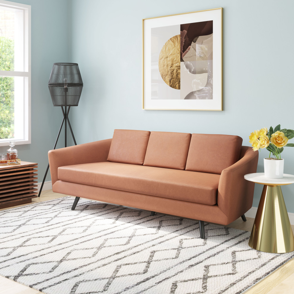 Divinity Sofa Brown   Midcentury   Sofas   by Kolibri Decor  Houzz