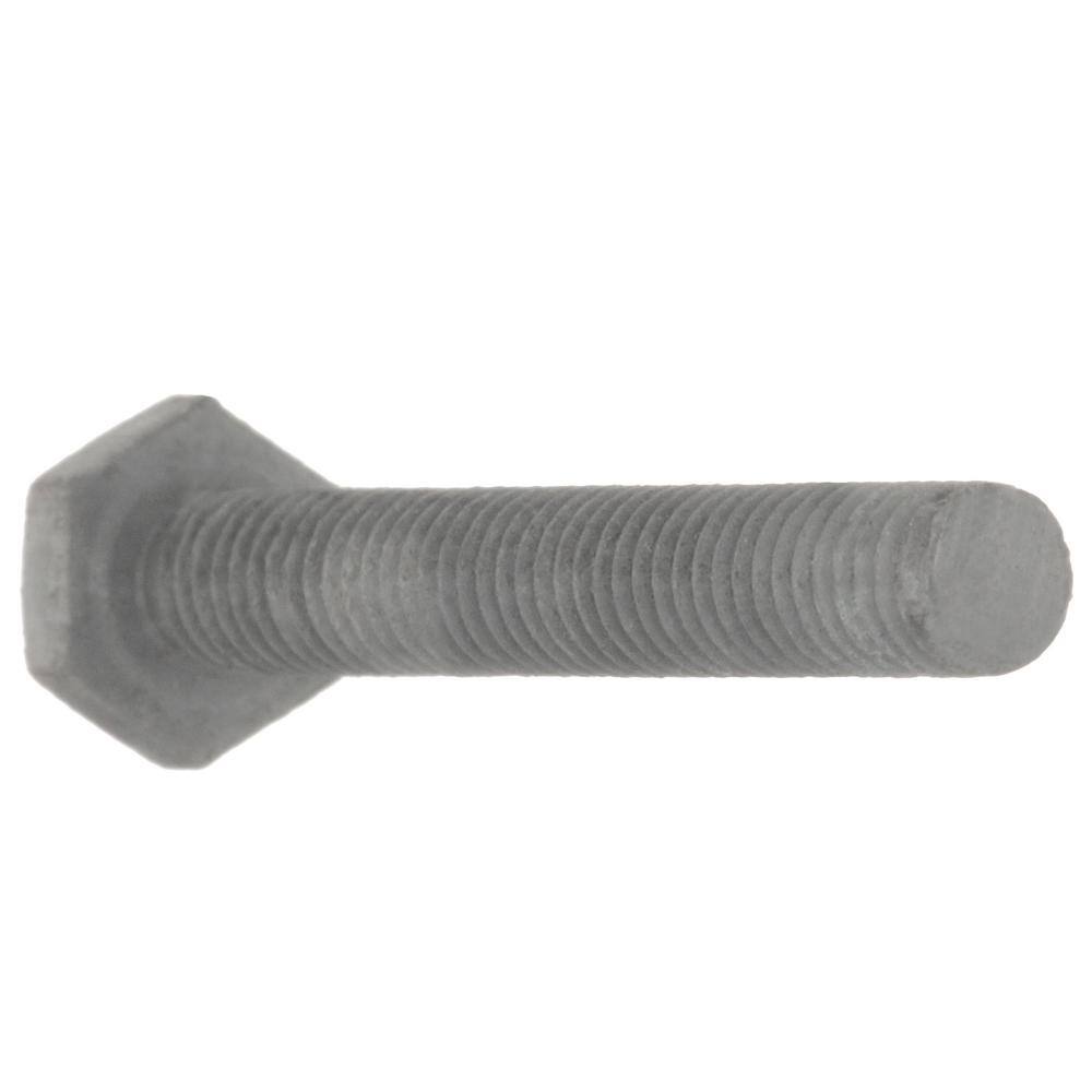 Everbilt 14 in. x 2 in. Galvanized Hex Bolt (15-Pack) 80480