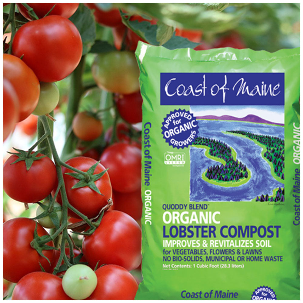 Coast of Maine Lobster Compost Soil, 60 Pound Bag (8 Pack)