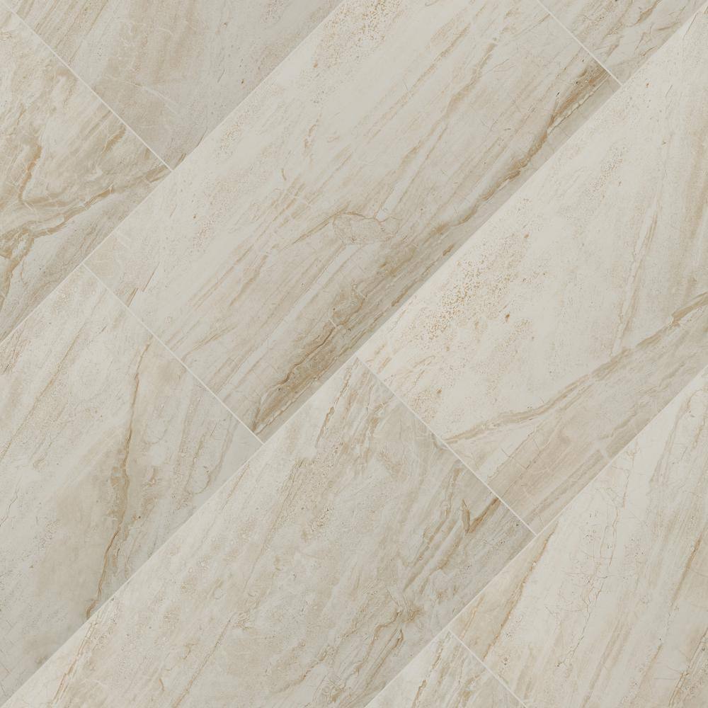 TrafficMaster Vigo Beige 12 in. x 24 in. Matte Ceramic Floor and Wall Tile (448 sq. ft.Pallet) NHDVIGBEI1224P