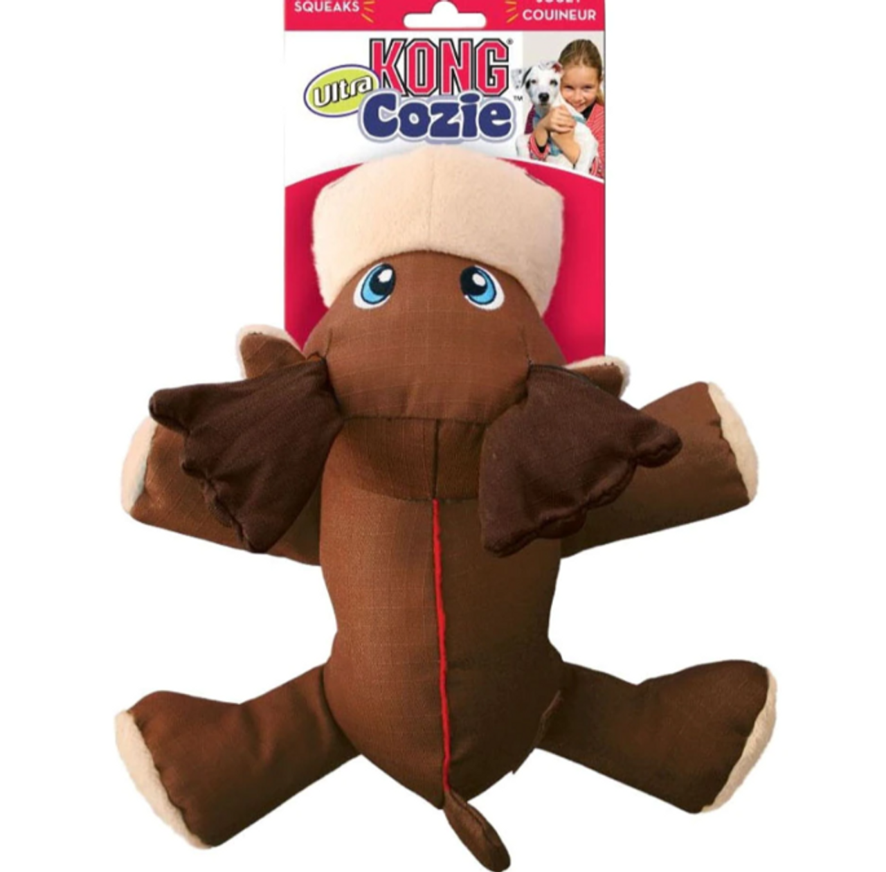 KONG Cozie Ultra Moose Dog Toy