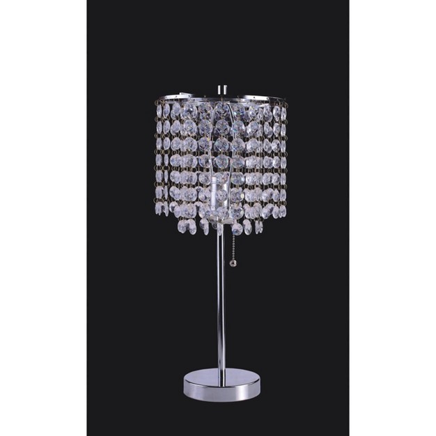 Deco Glam Table Lamp Silver Ore International