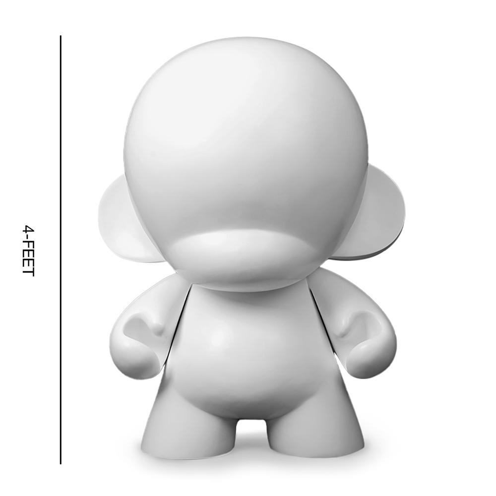 MUNNYWORLD Monsta Munny 4-Foot Art Giant by Kidrobot - Primed White Edition (PRE-ORDER)