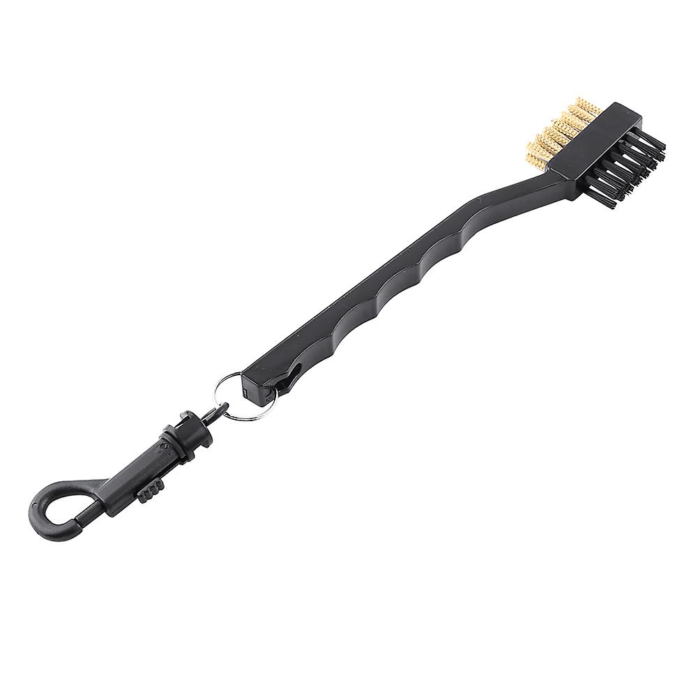 Double Headed Brass and Pp Golf Brush Groove Ball Cleaner Cleaning Tool Kit