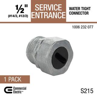 Commercial Electric 12 in. (UF #142 - #122) Service Entrance (SE) Water Tight Connector FSW50Z-12.2-1