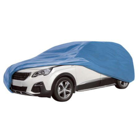 Autocraft SUV Cover， Blue 3 Layers， Fits SUVs 15'-19'， Medium-Duty， Water Resistant， Outdoor Use