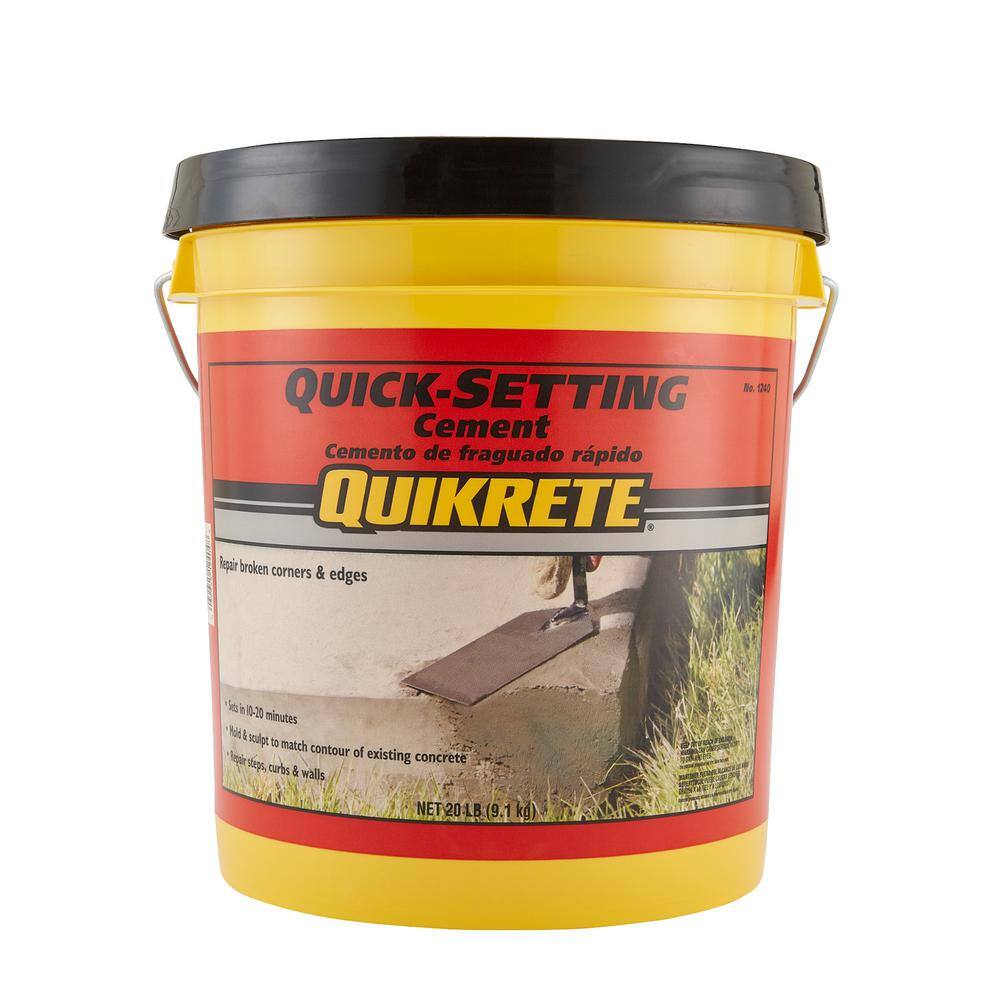 Quikrete 20 lb. Quick-Setting Cement Concrete Mix 124020