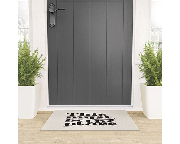 Dirtyangelface This Must Be The Place Looped Vinyl Welcome Mat Society6